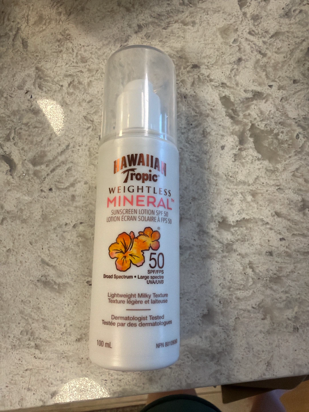 Hawaiian Tropic Weightless Mineral Sunscreen Lotion SPF 50