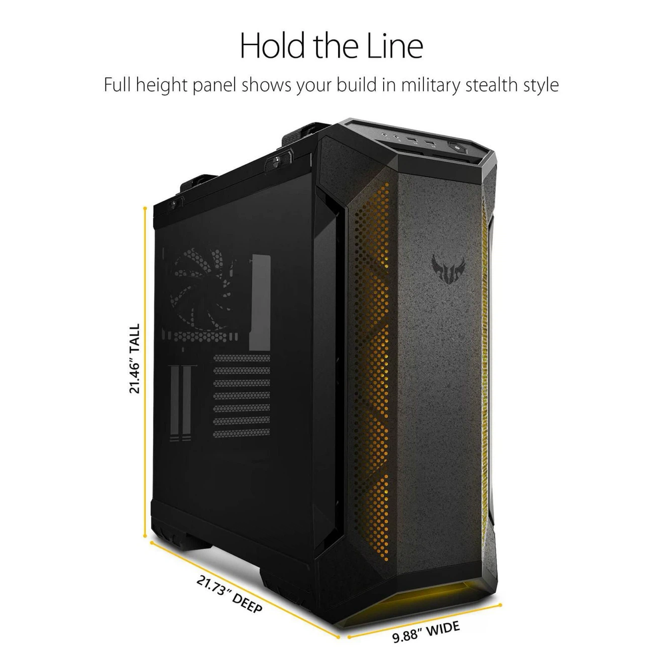 ASUS TUF BRAND NEW Gaming GT501 Mid-Tower Computer Case EATX