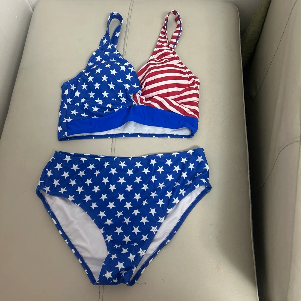 American Flag Bikini Set