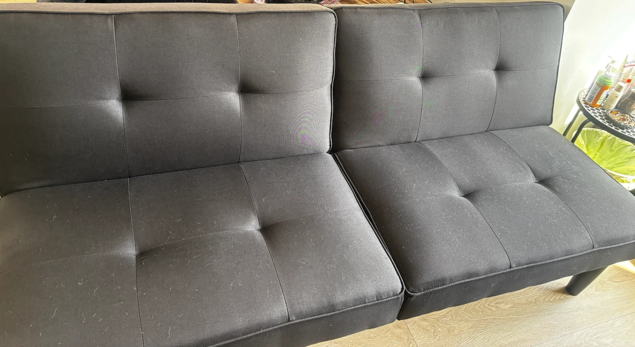 Black Futon Sofa - photo 2