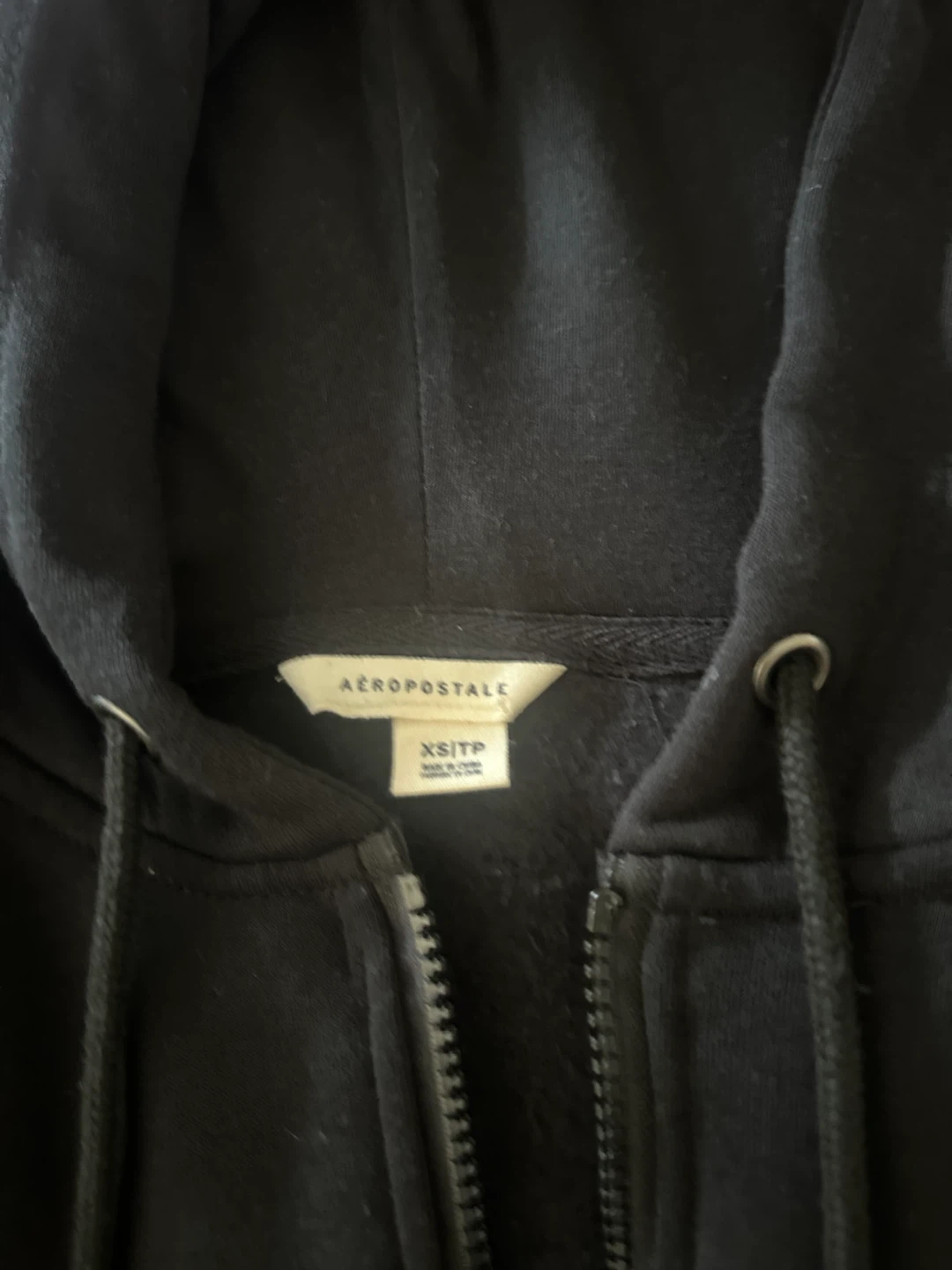 Aeropostale Black Zip-Up Hoodie - photo 2
