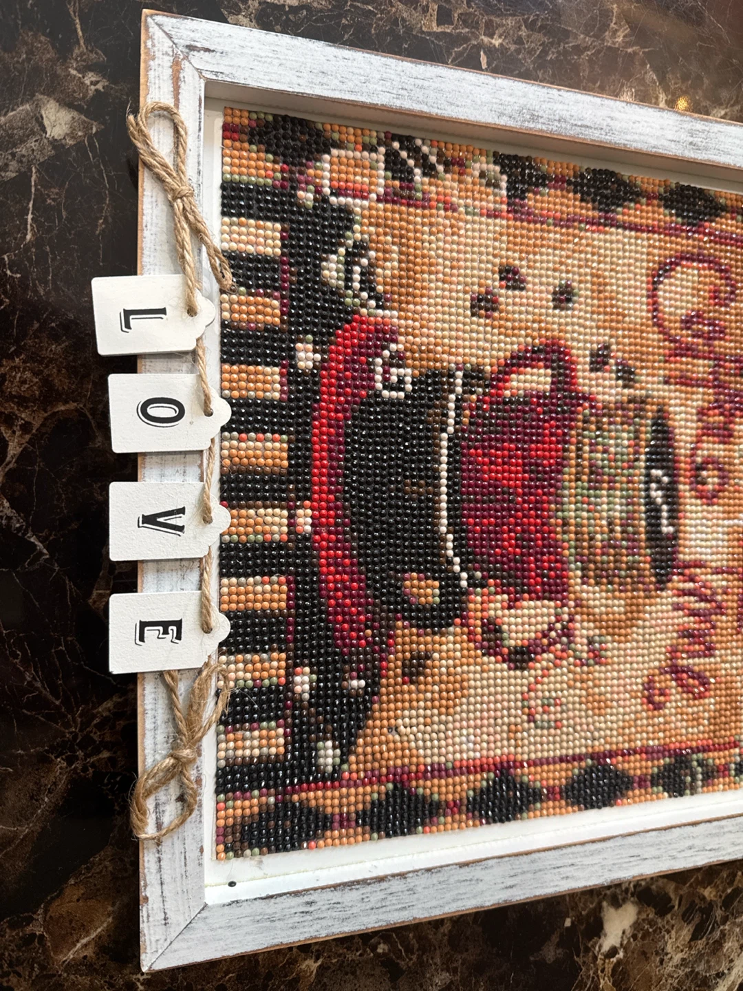 Coffee Time Diamond Art Framed Picture - photo 4