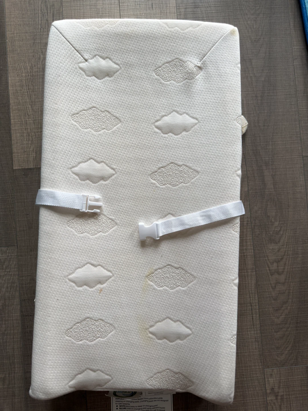 Summer Infant Contoured Changing Pad - White Cloud Pattern - photo 3