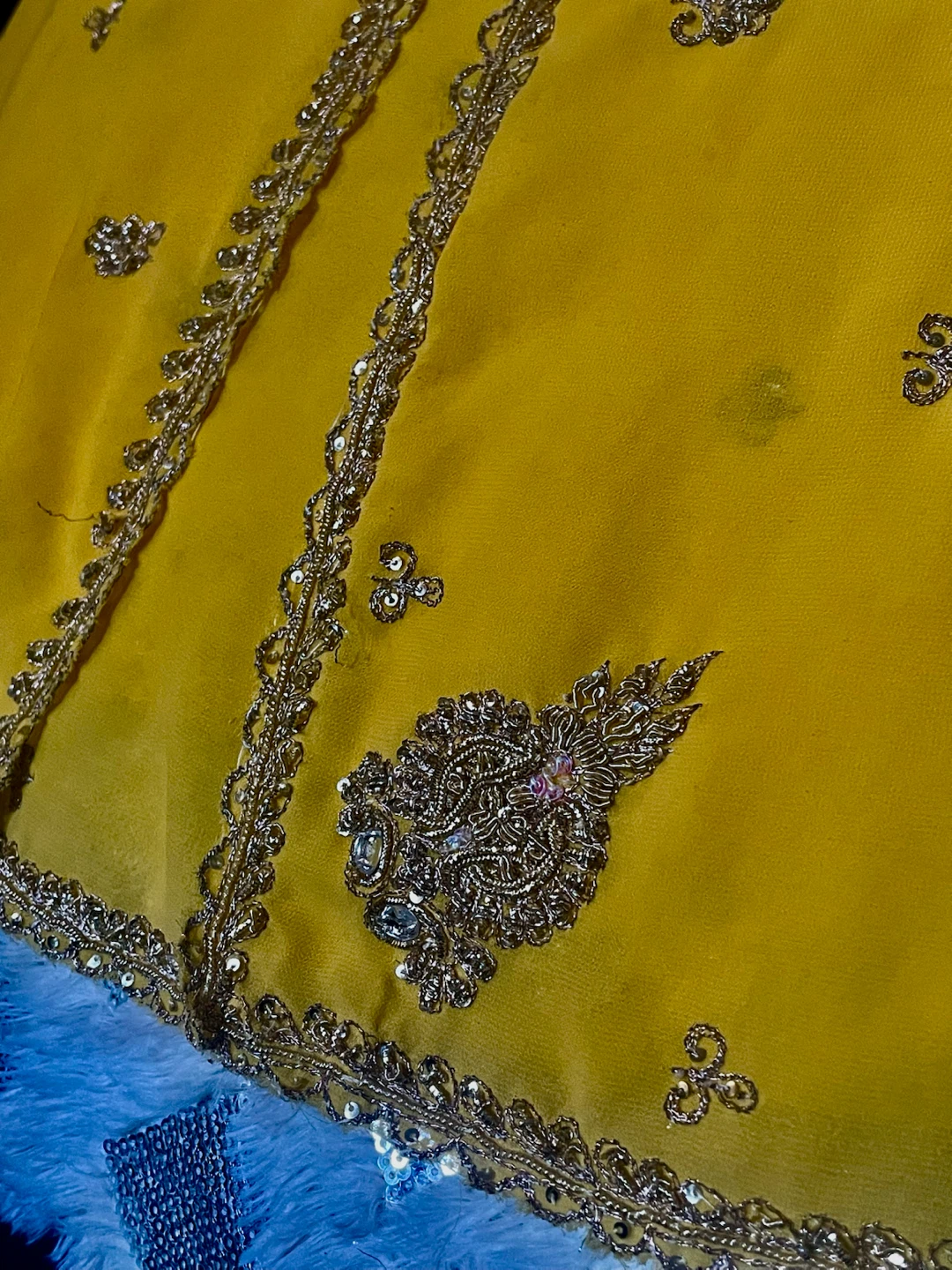 Yellow Embellished Kurti - photo 3