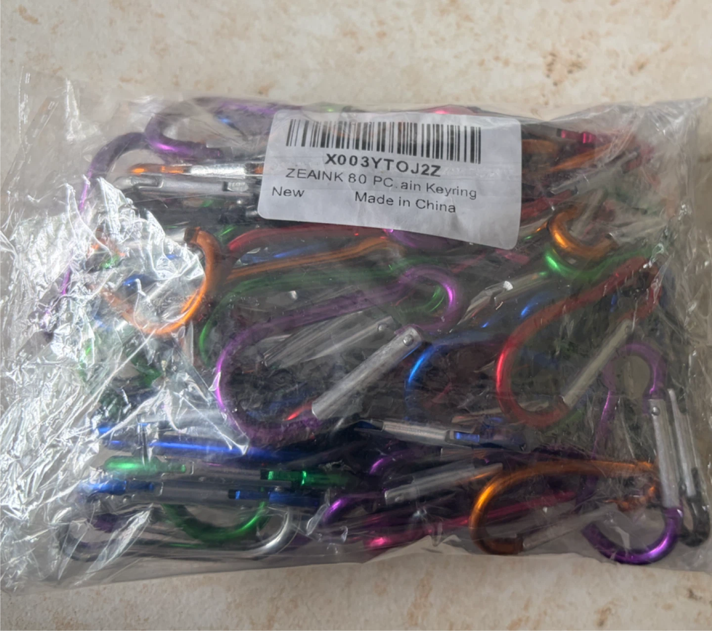 $10 for 80 pcs Carabiner Snap Keychain Hooks - photo 3