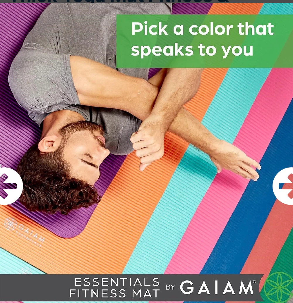 Gaiam Essentials Fitness Mat - photo 2
