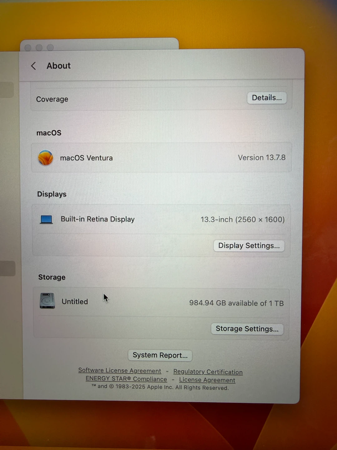 MacBook Pro 13 inch 2017 16GB RAM 1TB SSD - photo 3