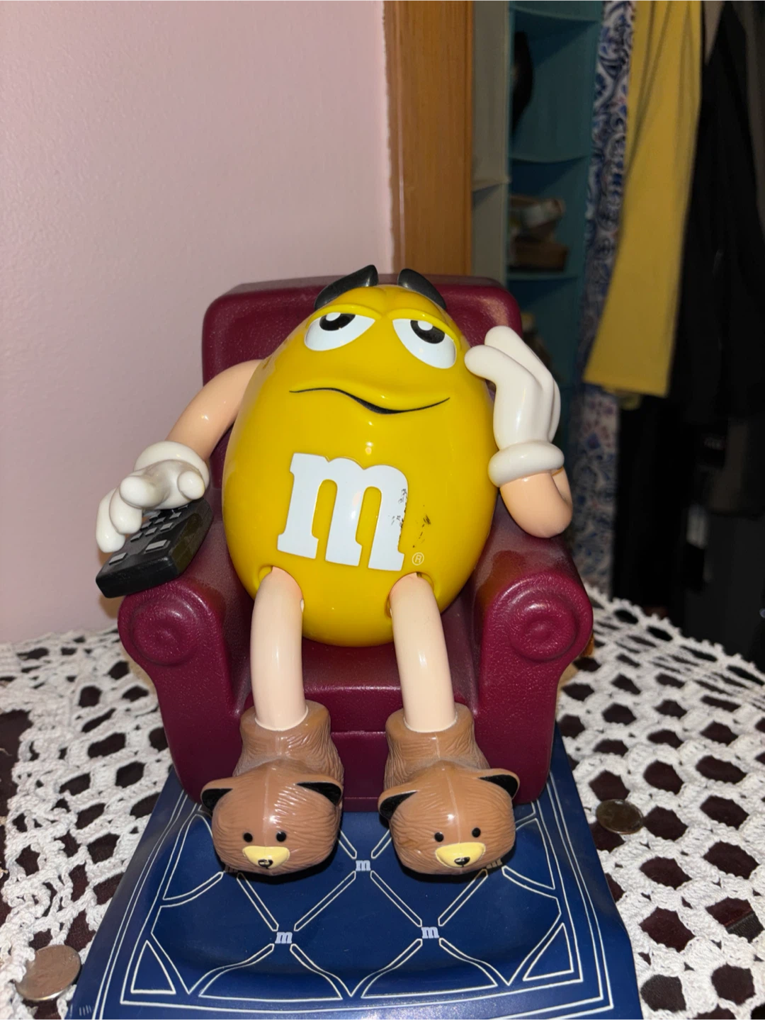 M&M Yellow Character Figure with Remote