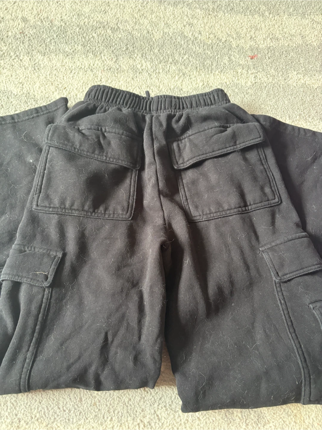 GARAGE Black Cargo Sweatpants - photo 2