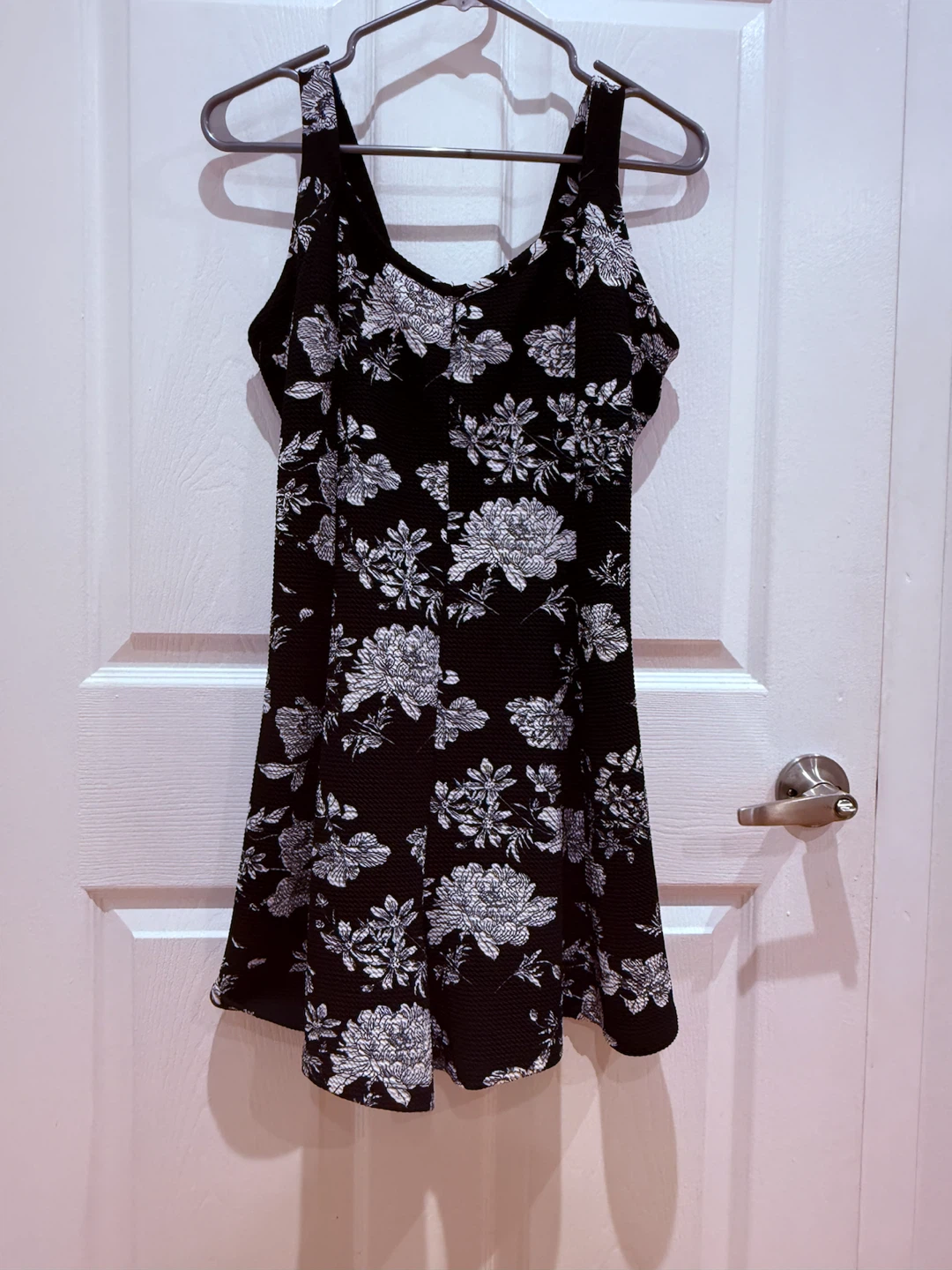 Black and White Floral Summer romper - photo 2
