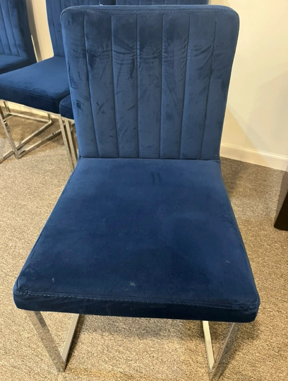 Velvet Upholstered Dining Chairs (Set of 4) $200 or Best Offer - photo 5