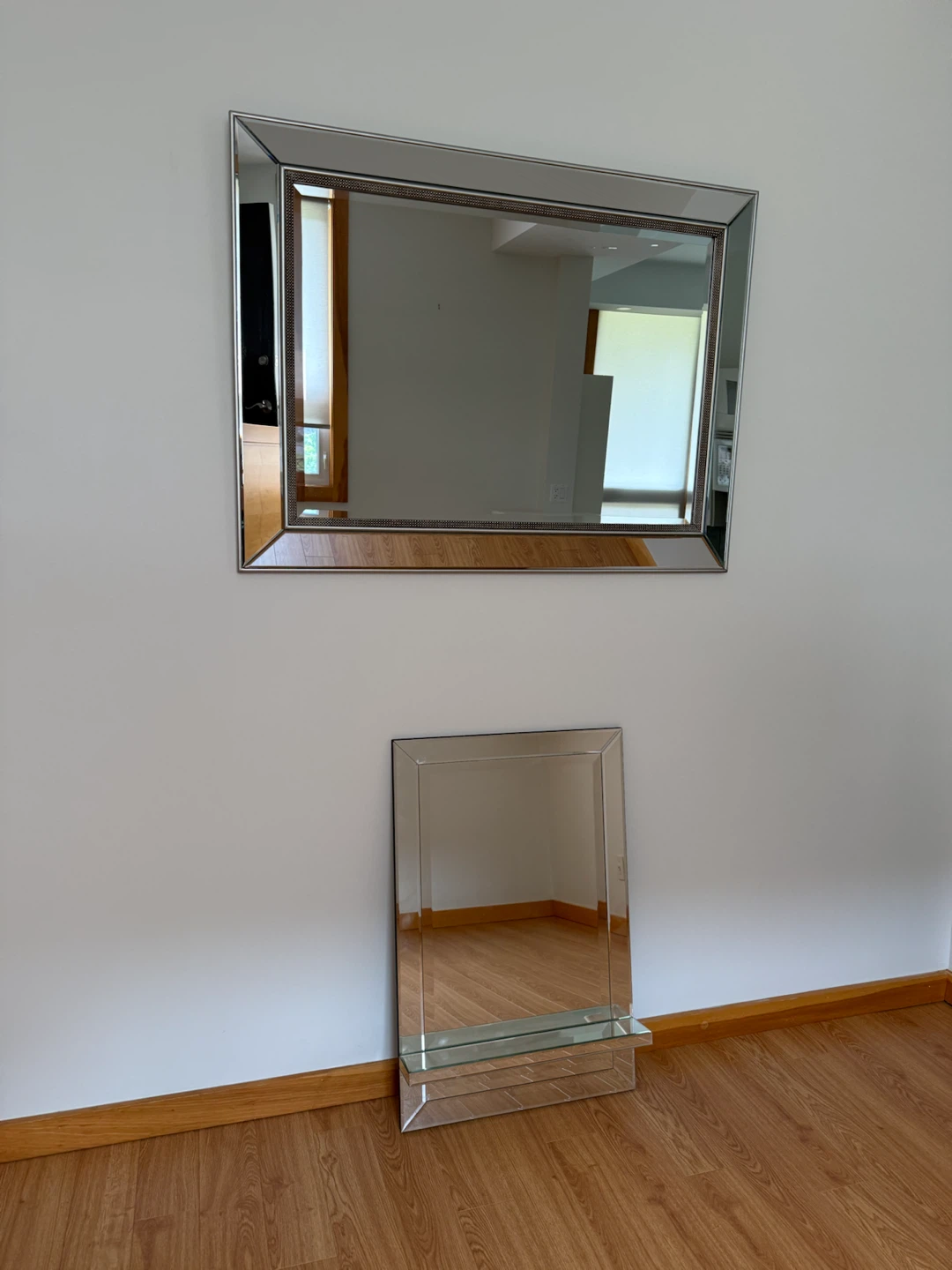 Two Luxurious Bevelled Mirrors (36” x 48”) & (35.5”x24”x5”)