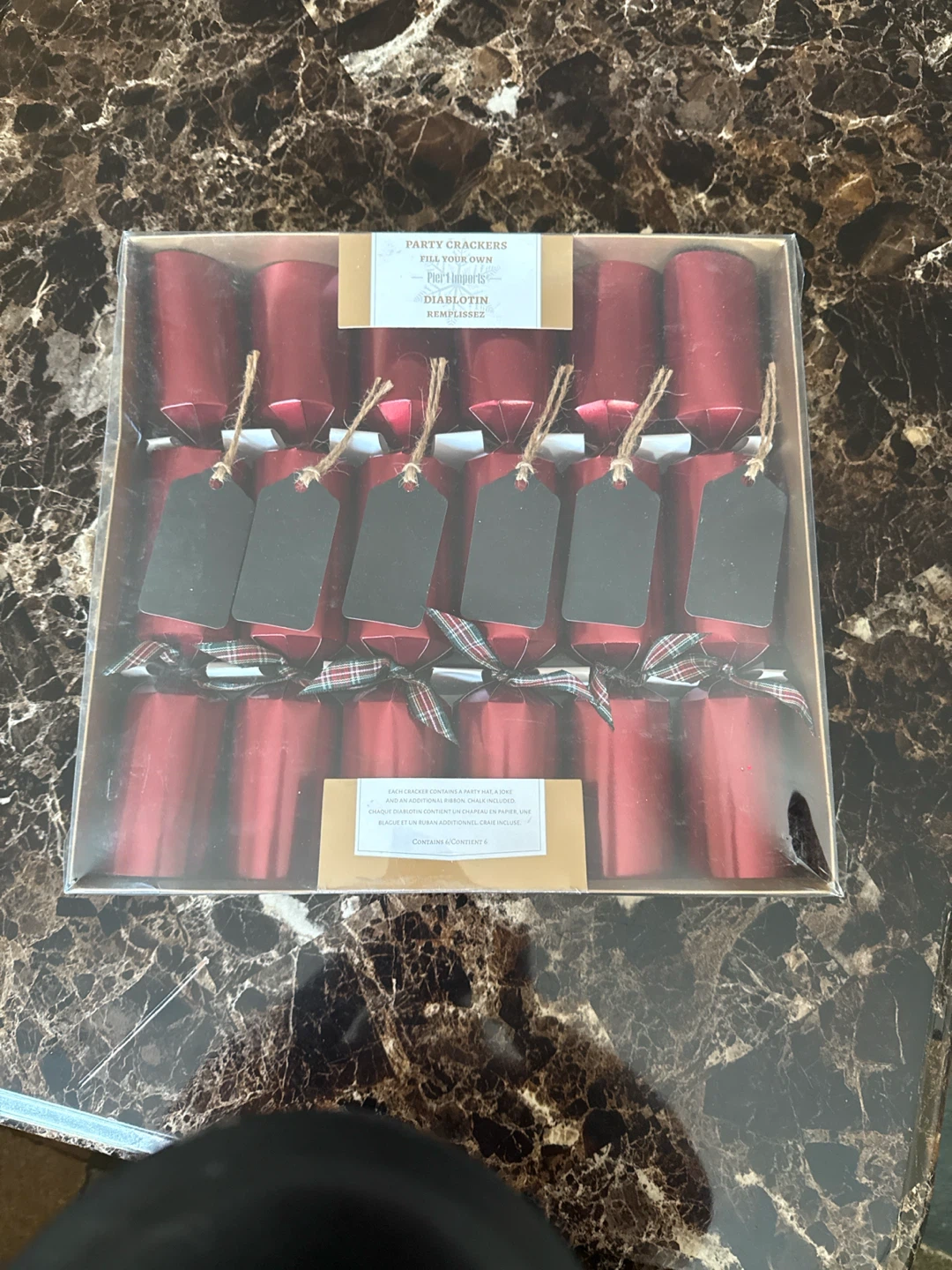 Pier Imports "Fill Your Own" Party Crackers - Set of 6