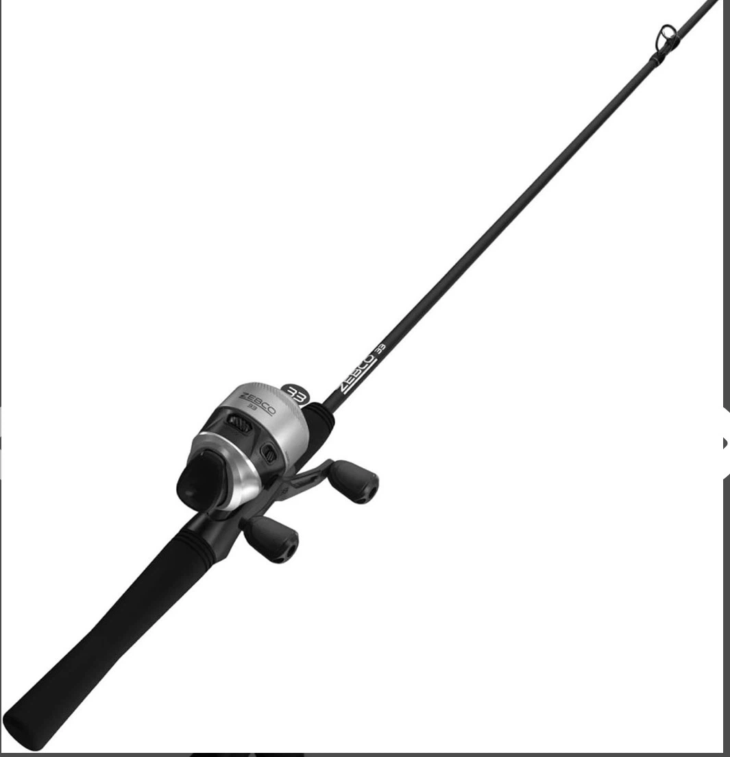 Zebco 33 Spincast Reel and Rod Combo