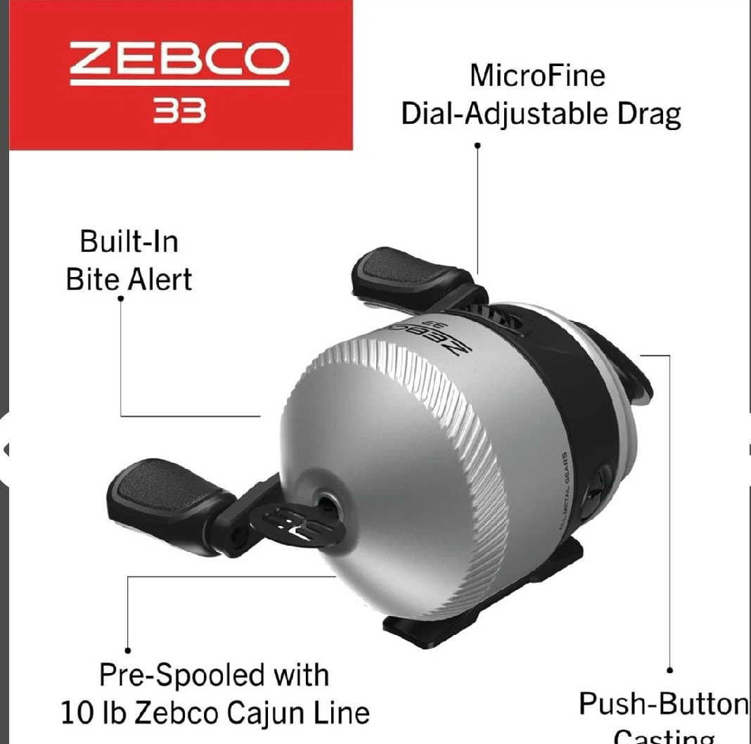 Zebco 33 Spincast Reel and Rod Combo - photo 3