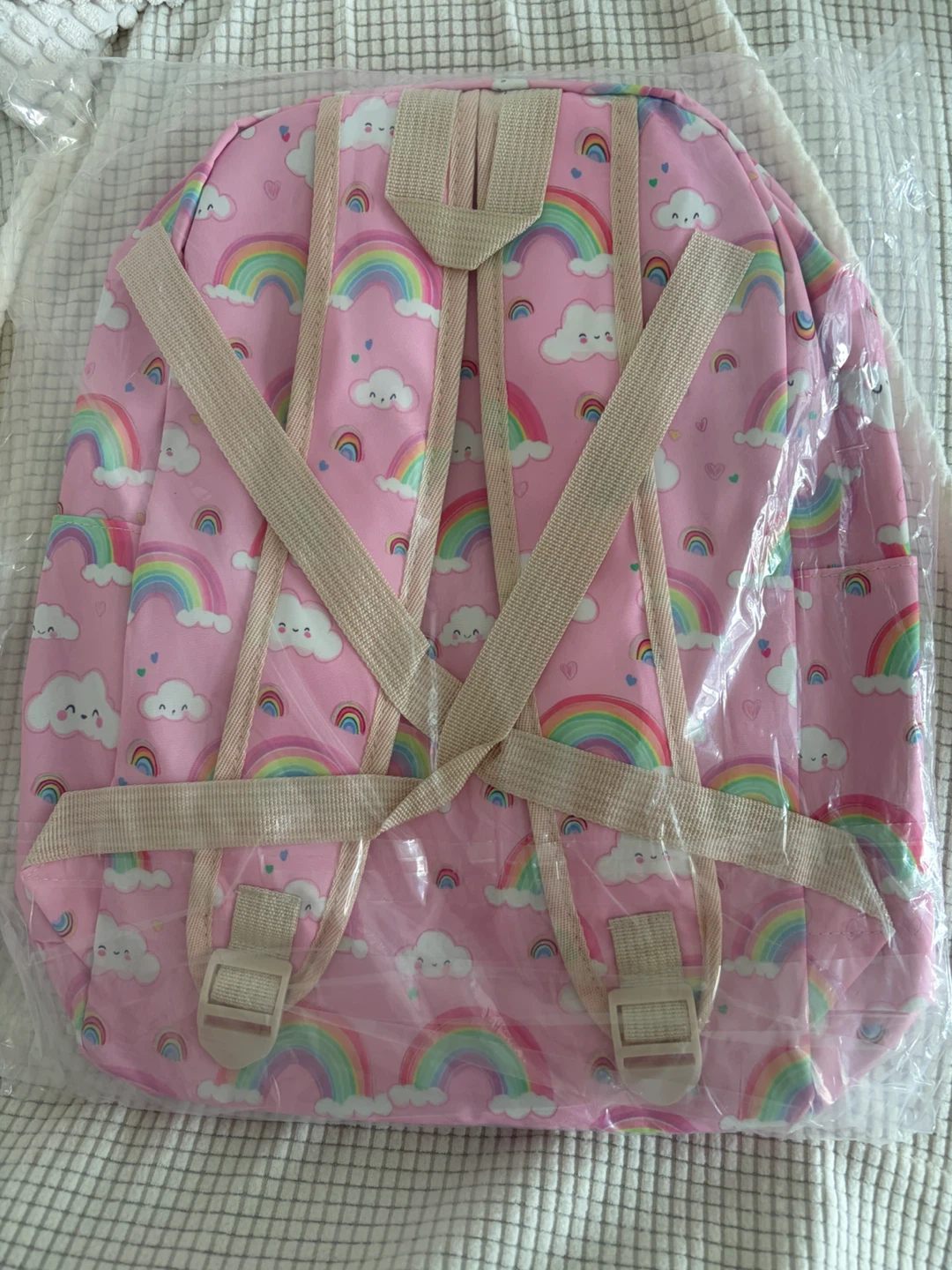Pink Rainbow Cloud Backpack - photo 2