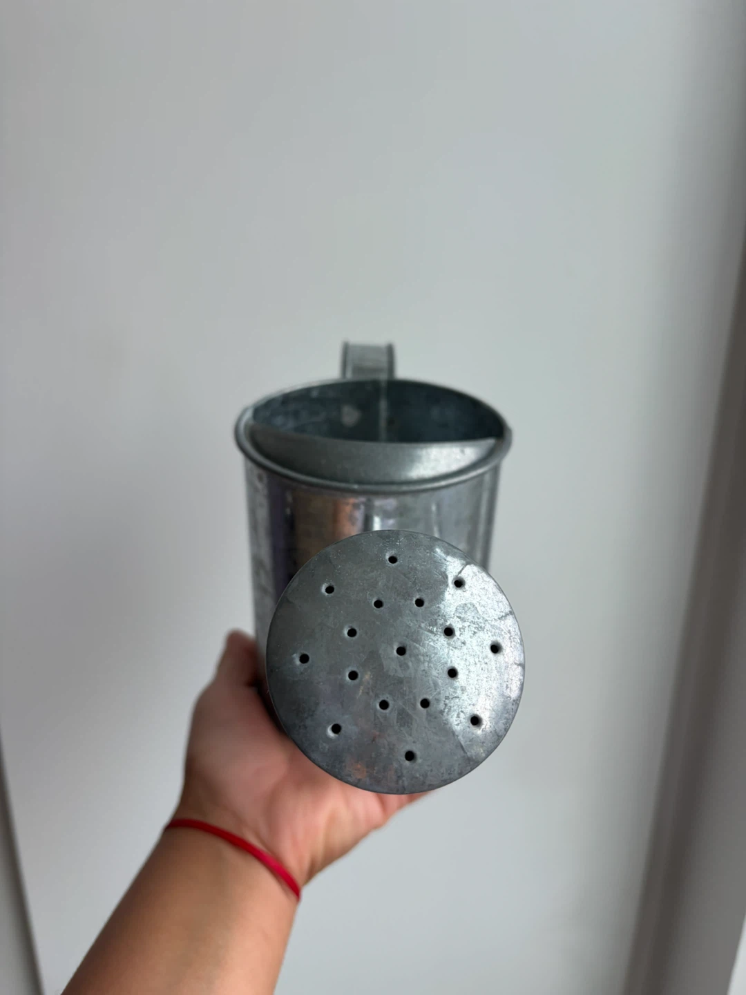 Galvanized Metal Watering Can - photo 2