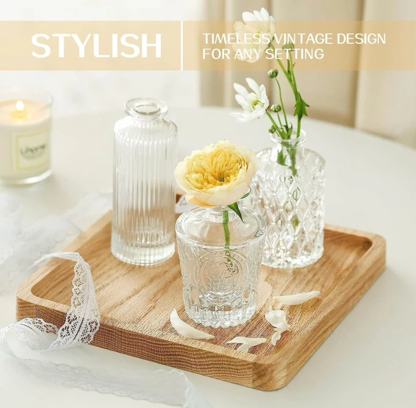 Mini Clear Glass Bud Vases Set of 31 - photo 4