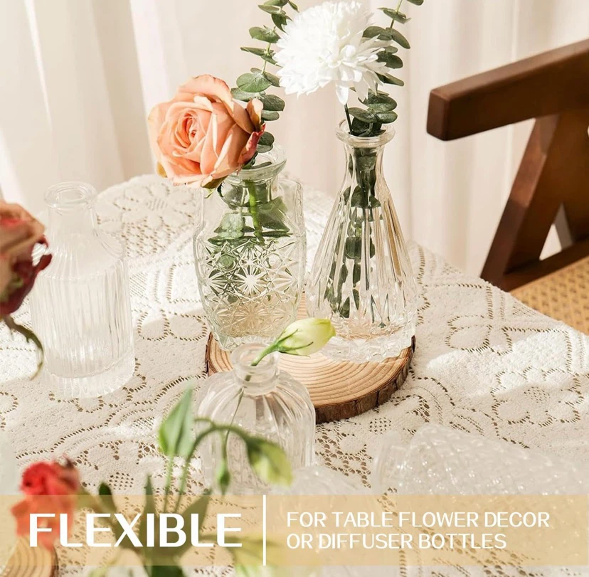 Mini Clear Glass Bud Vases Set of 31 - photo 5