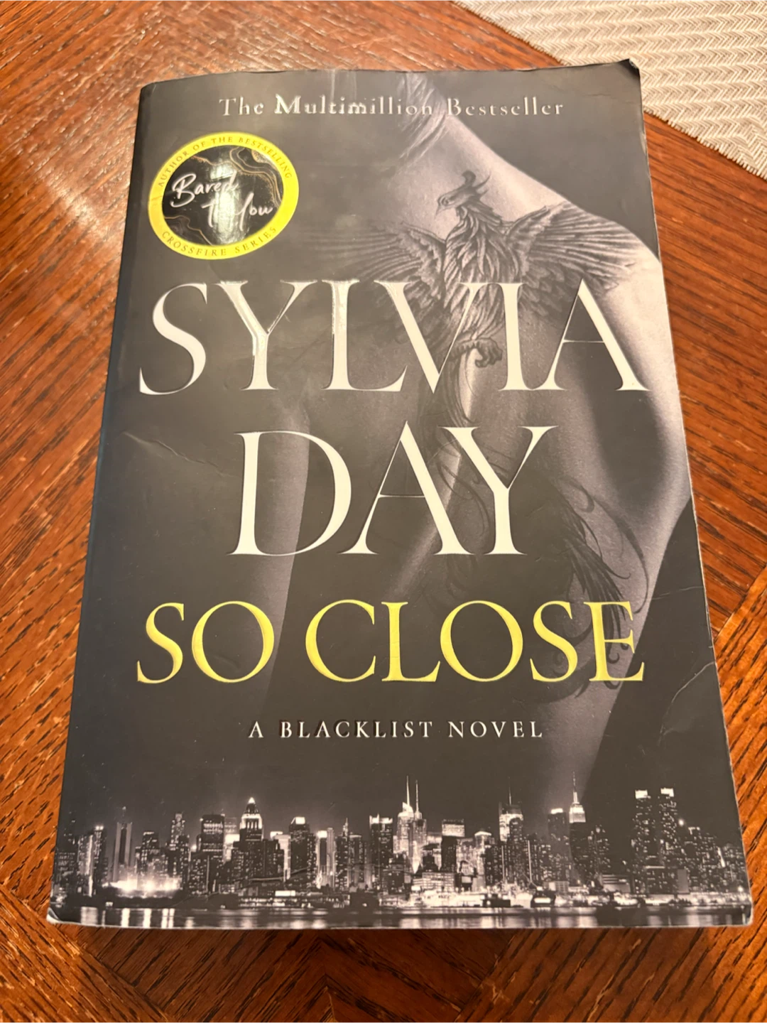 Sylvia Day So Close A Blacklist Novel Book