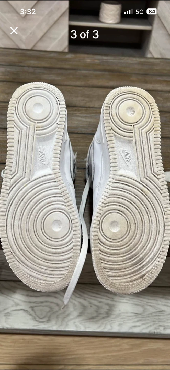 Nike Air Force 1 Mid White Sneakers - photo 2