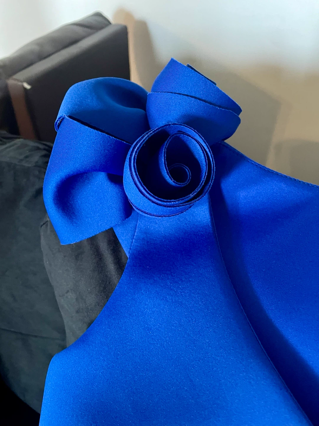Lyman by Frank Lyman Blue Dress with Bow Details - photo 2