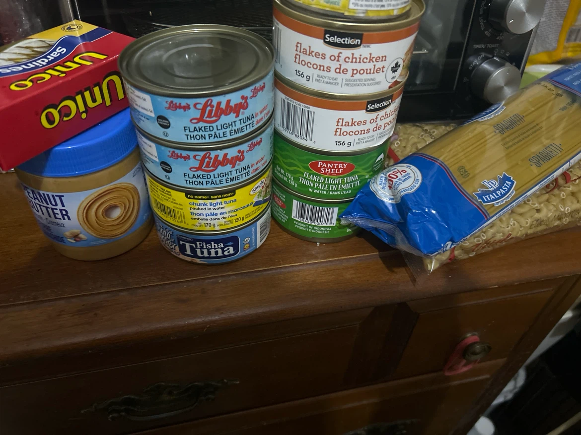Assorted Canned Goods and Pasta Bundle