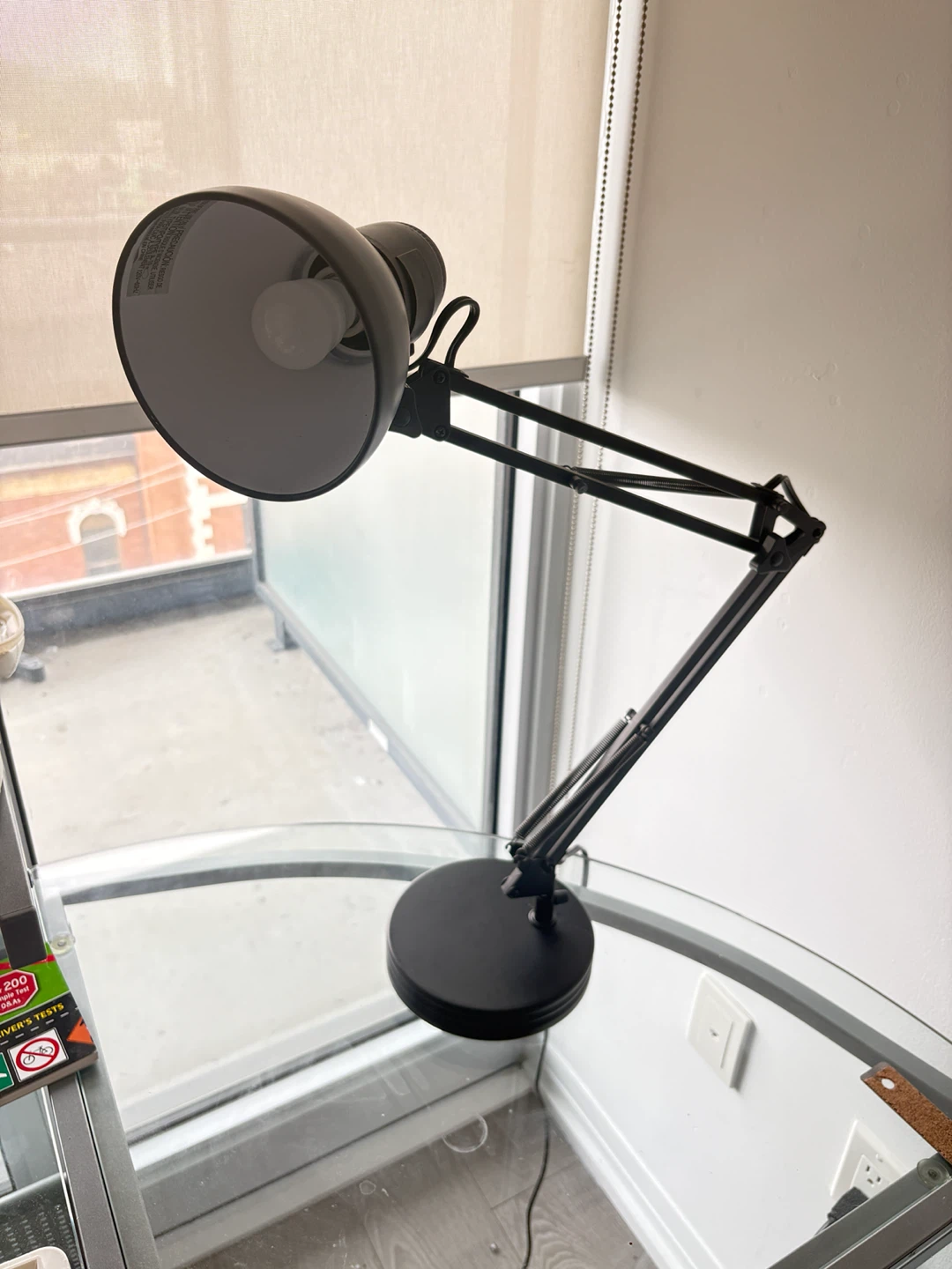 Black Adjustable Desk Lamp