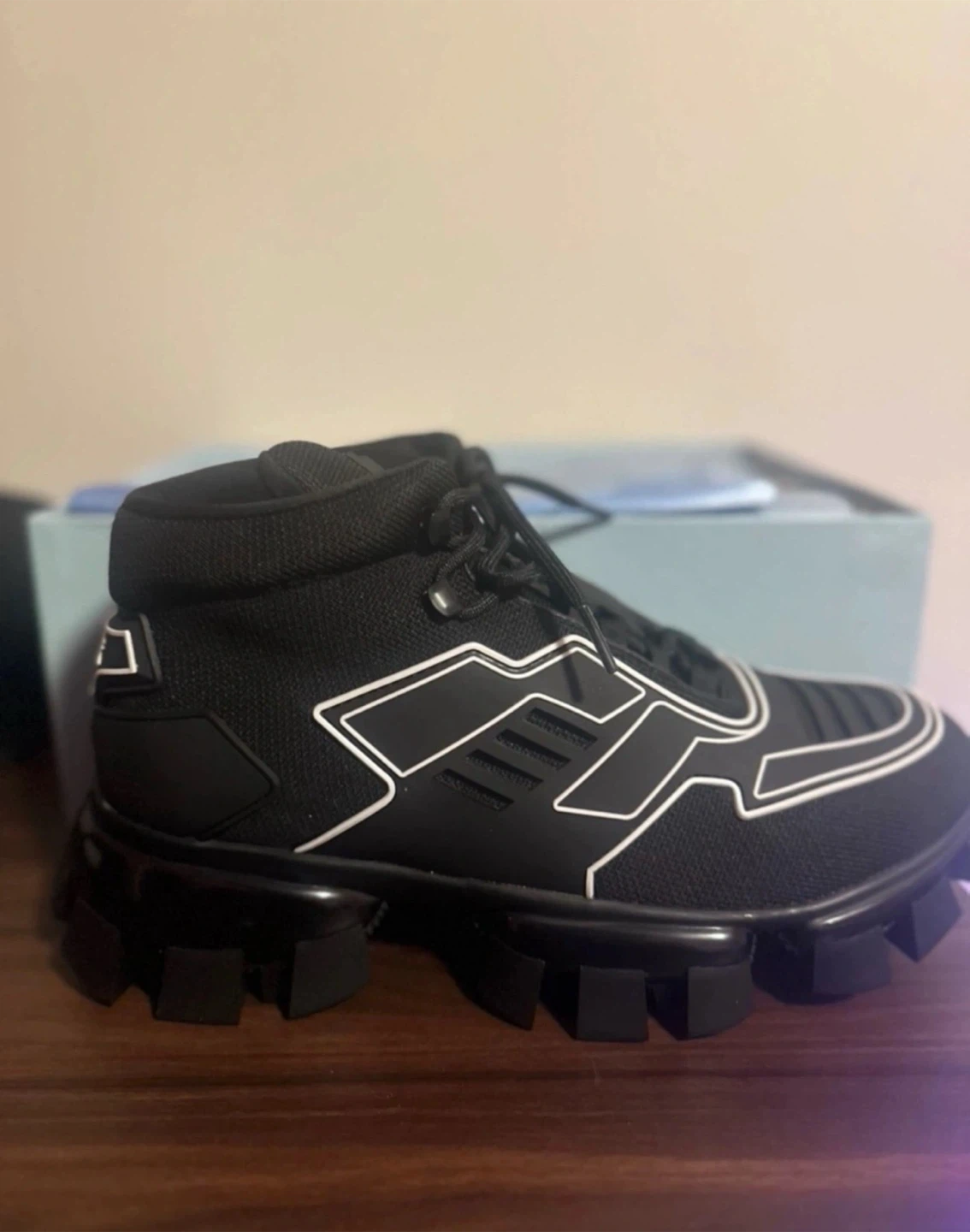 Prada Black CloudburstBoots
