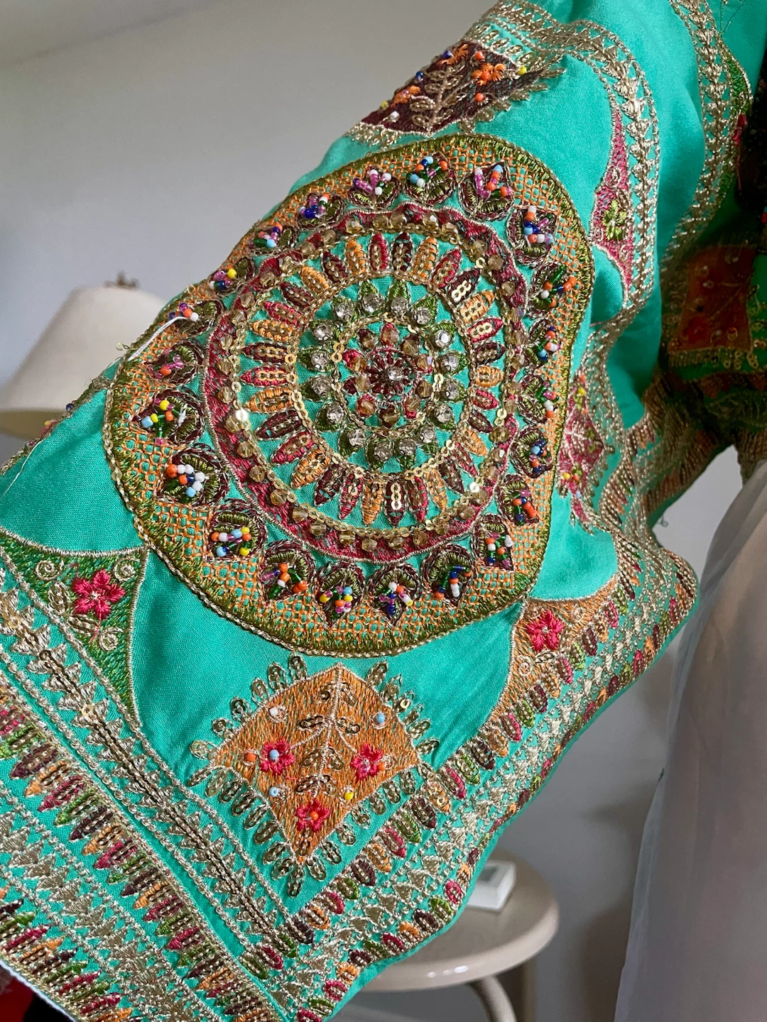 Embroidered Maxi Dress - photo 5