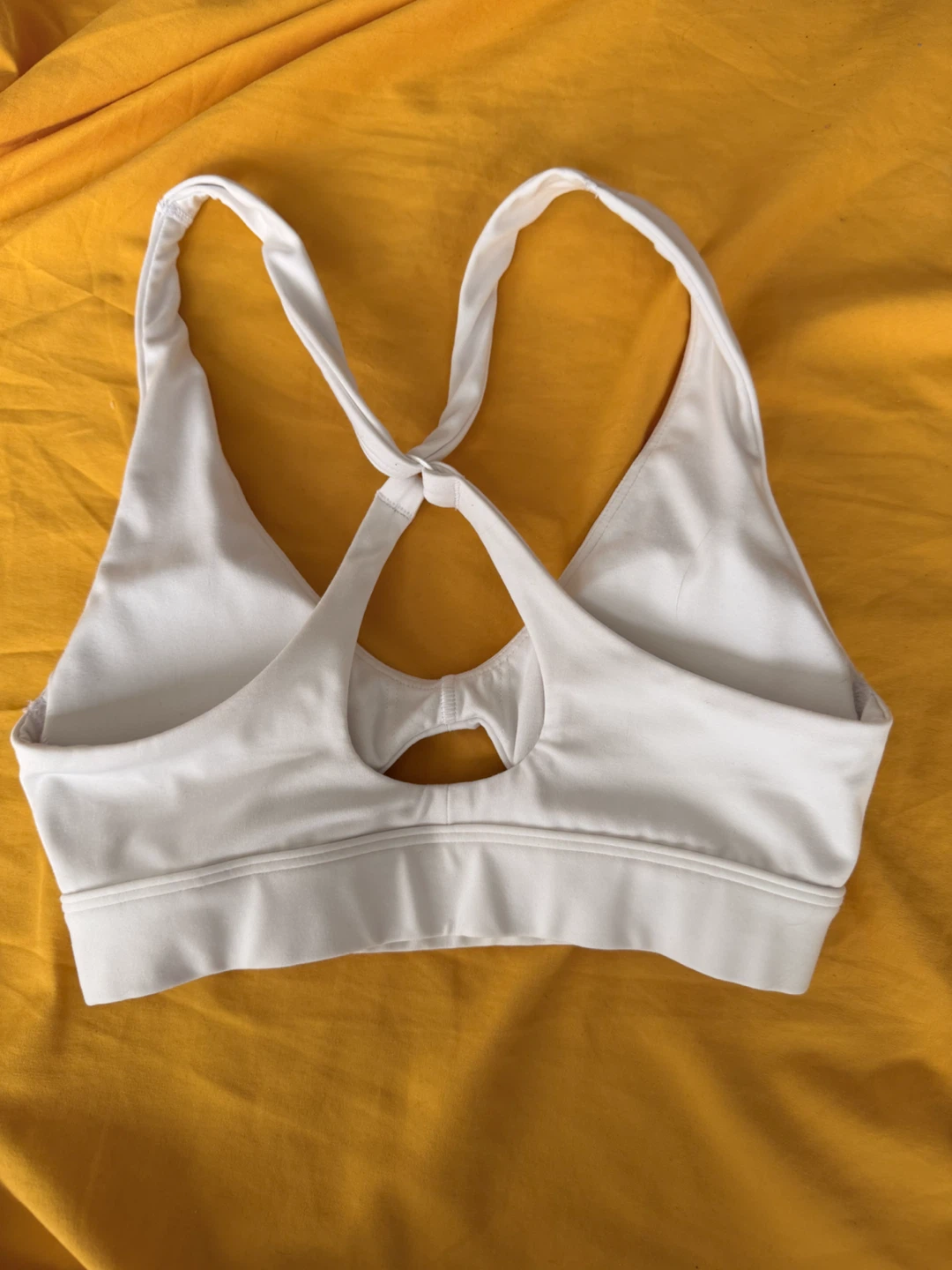 Gymshark White Peekaboo Sports Bra - photo 4