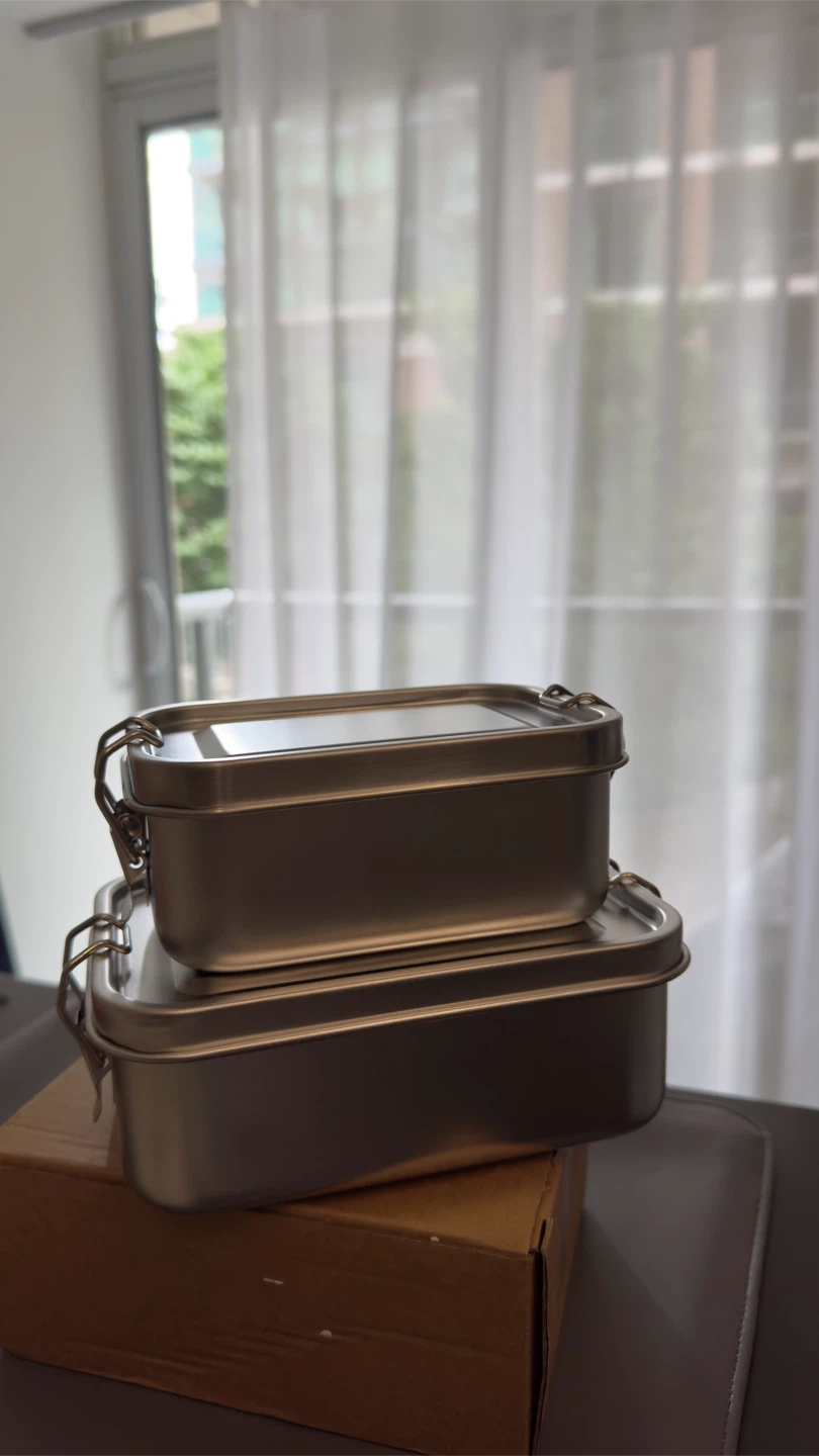 Stainless Steel Non-Toxic Lunch Boxes - 550ml & 850ml