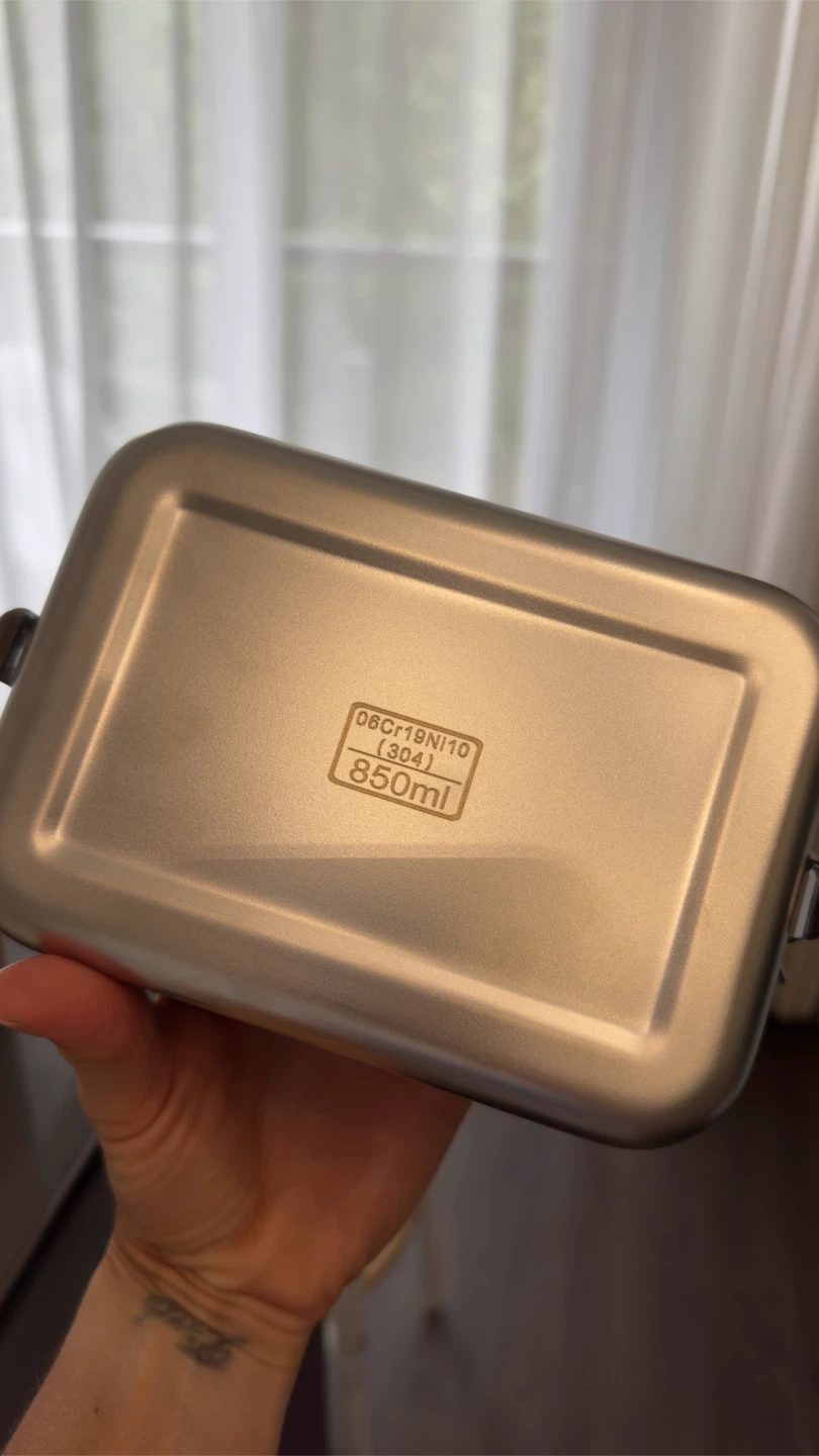 Stainless Steel Non-Toxic Lunch Boxes - 550ml & 850ml - photo 4