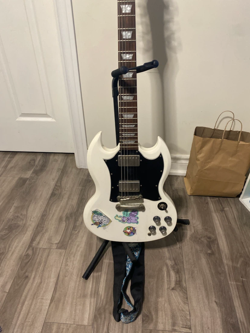 Epiphone SG PRO Electric Guitar - White