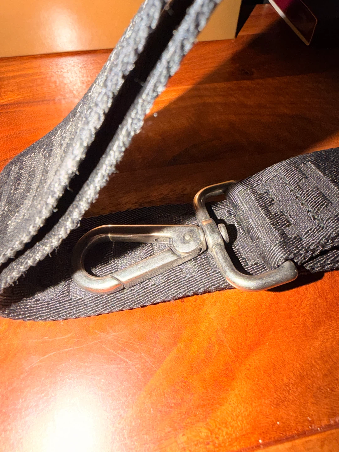 Salvatore Ferragamo Black Logo Bag Strap Adjustable Like New - photo 4