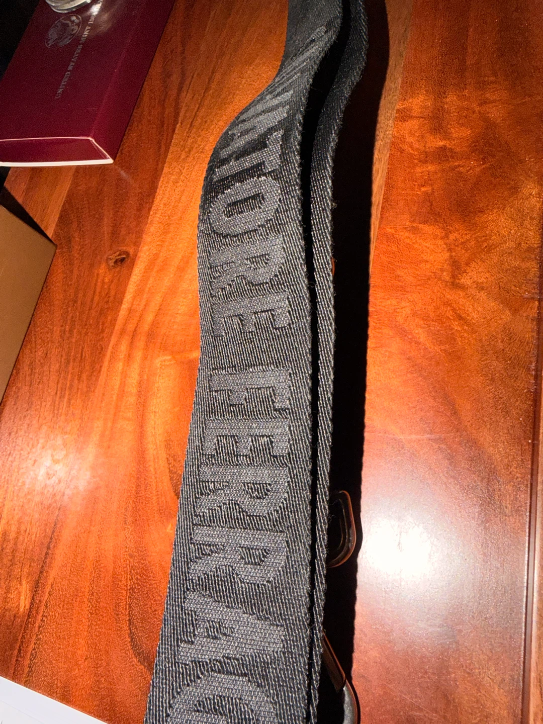 Salvatore Ferragamo Black Logo Bag Strap Adjustable Like New - photo 5