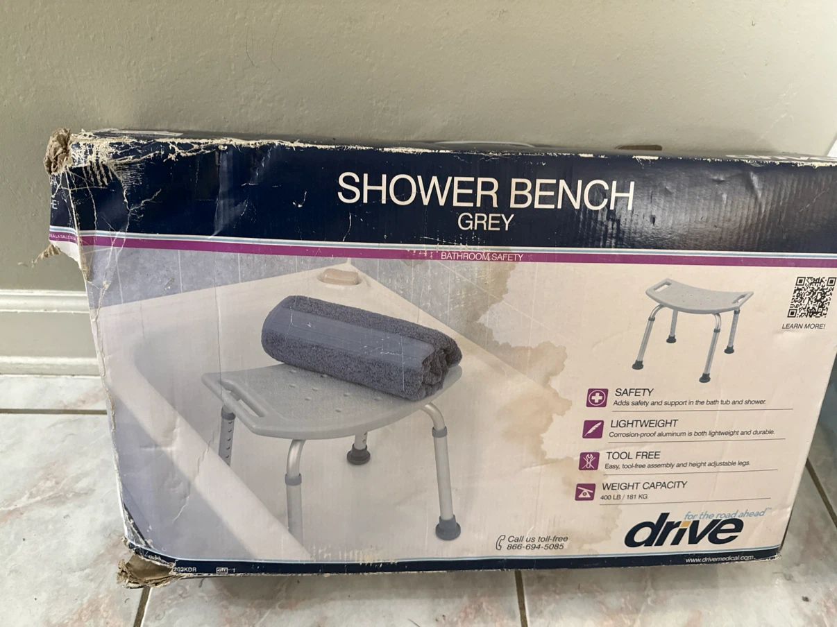 Drive Shower Bench Grey - photo 2