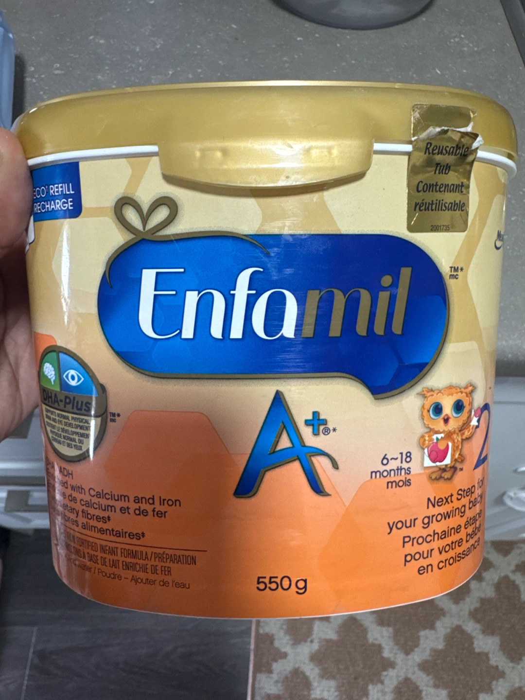 Enfamil A+ 2 Infant Formula 550g