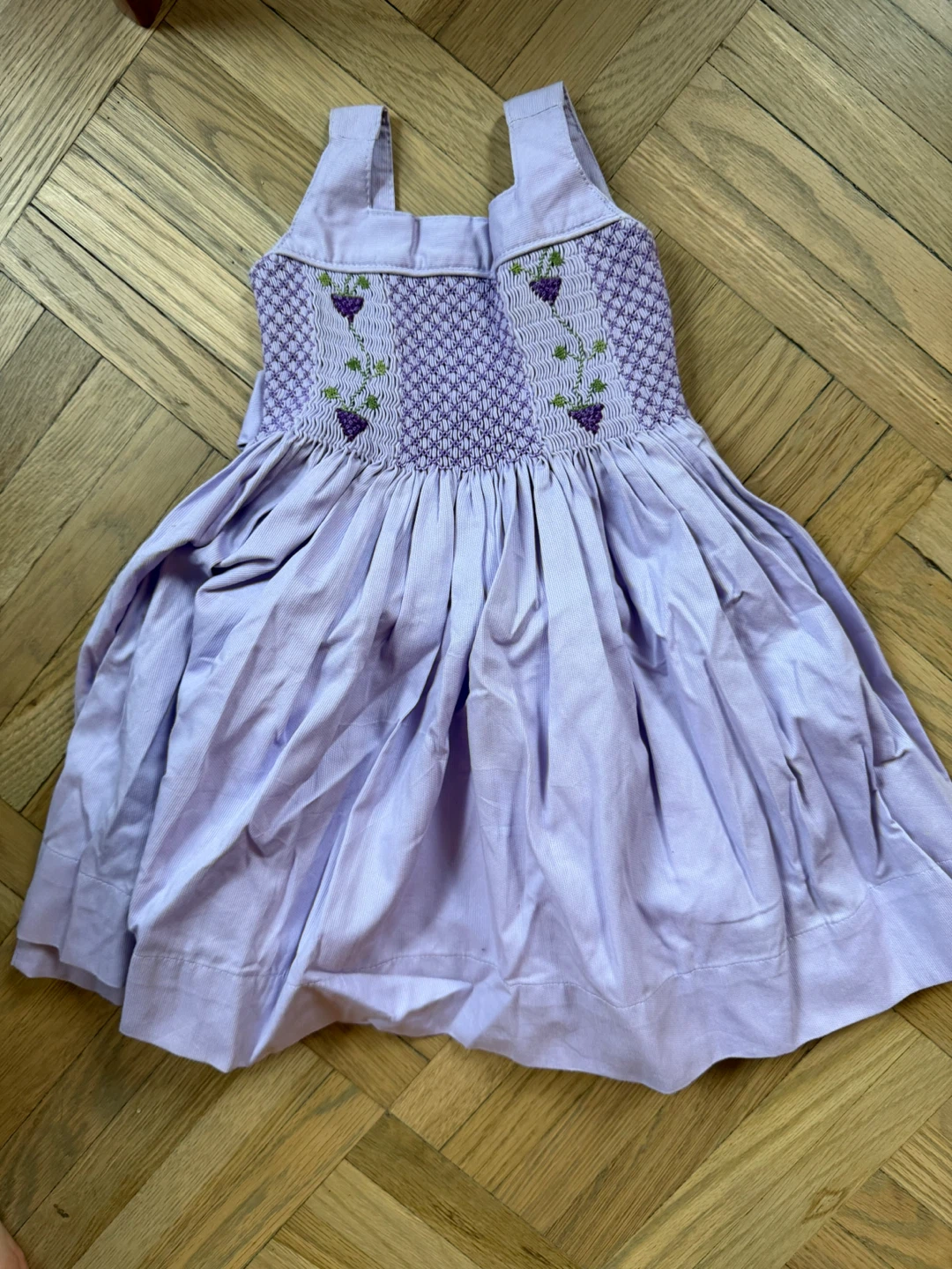 Never worn Lavender Smocked Dress