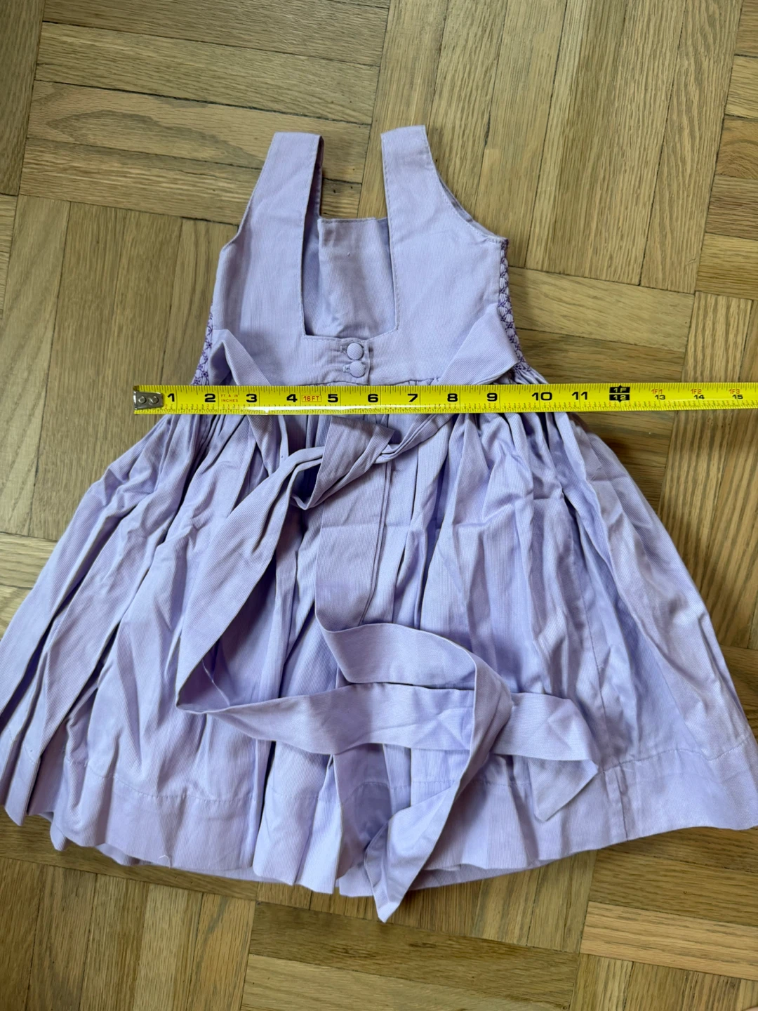 Never worn Lavender Smocked Dress - photo 3