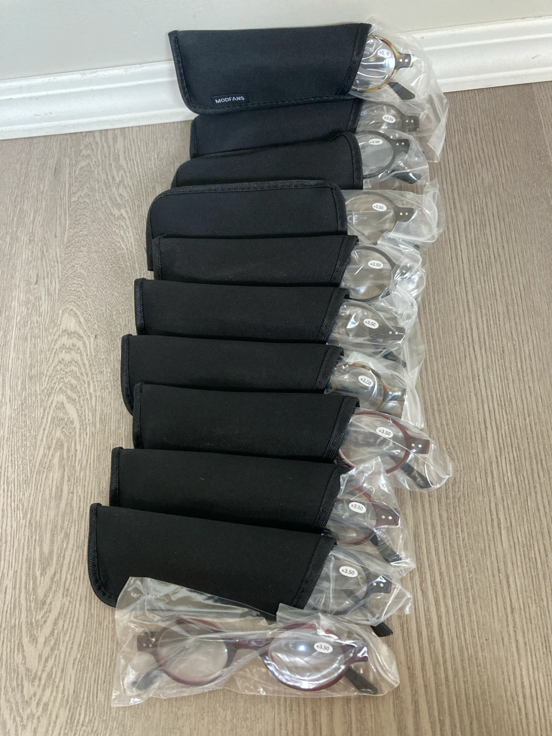 Lot of 11 Reading Glasses with Cases