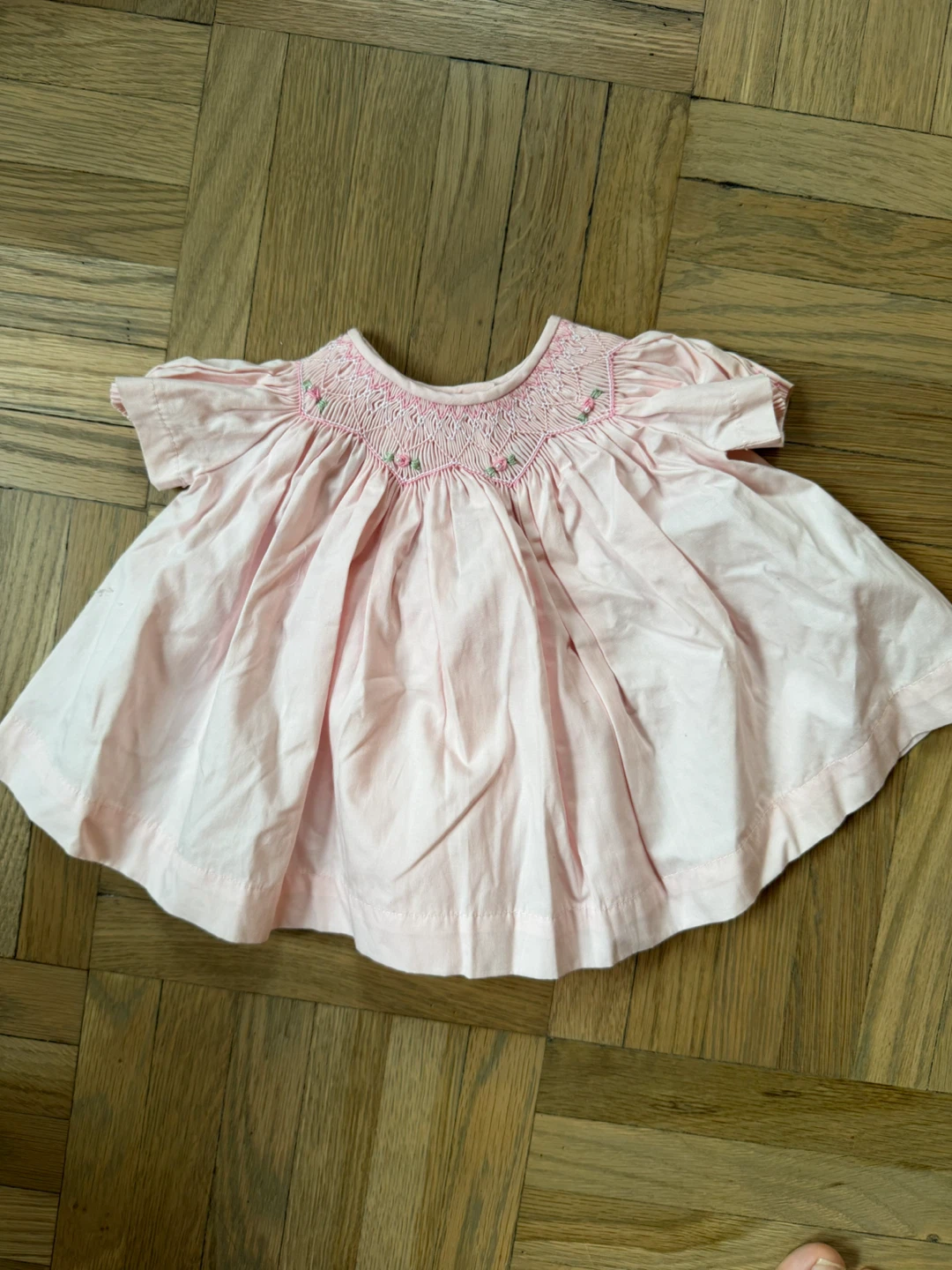 New Pink Smocked Baby Dress