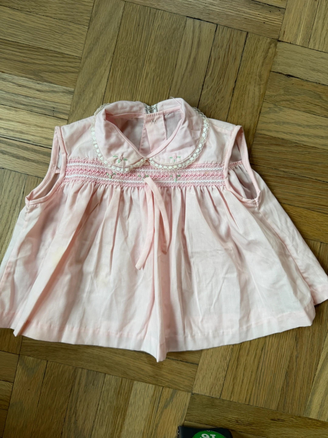 Brand New Pink Baby Dress with Smocking