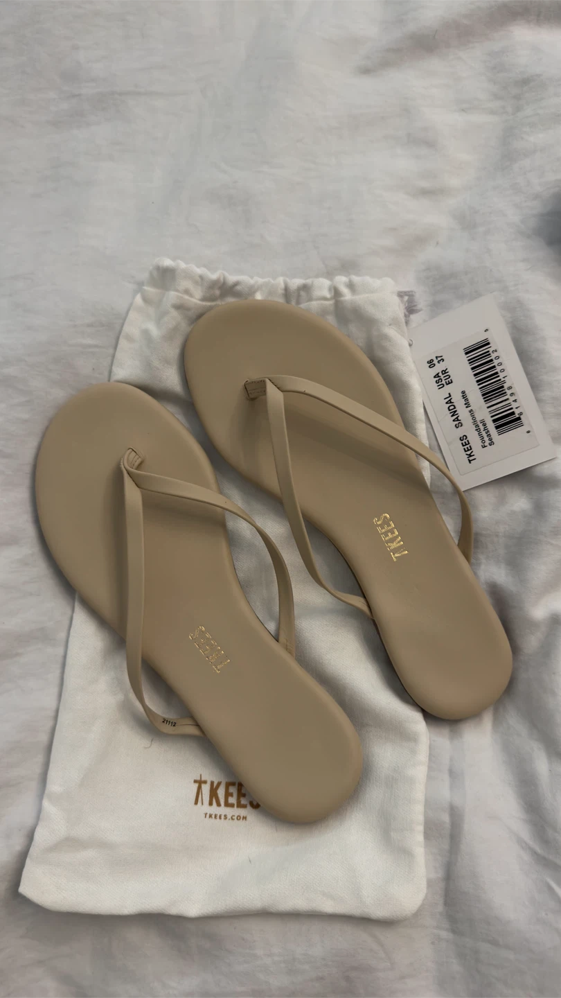 TKEES Lily Nudes Flip Flops US6 EU37