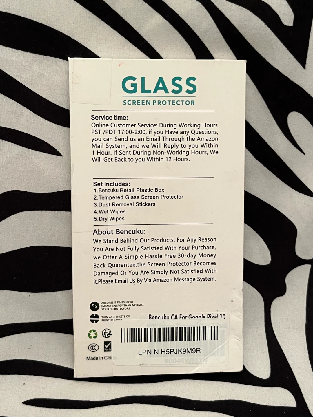 Bencuku Google Pixel phone tempered glass screen protector - photo 2