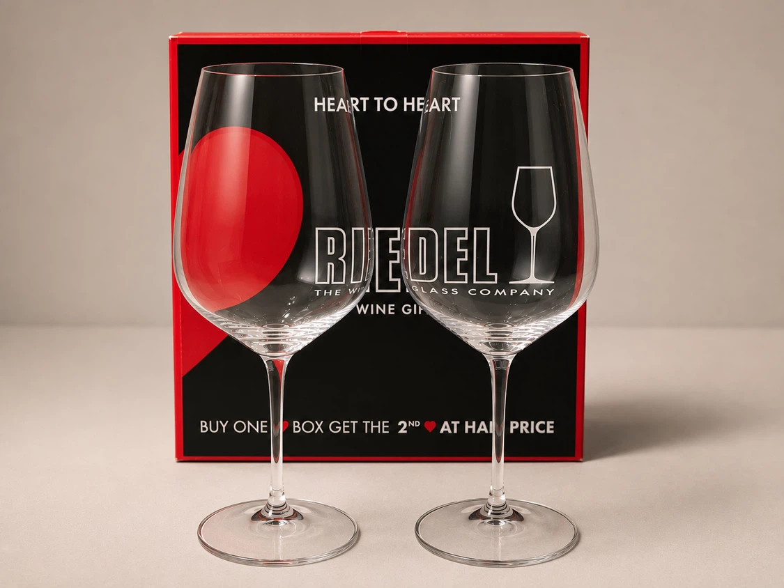 Riedel Heart to Heart Wine Glasses Set