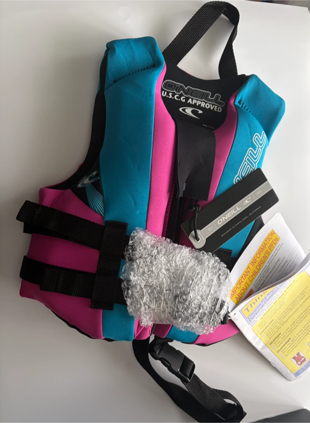 New O'Neill Child (30-50 lbs) Reactor USCG Life Jacket - photo 3