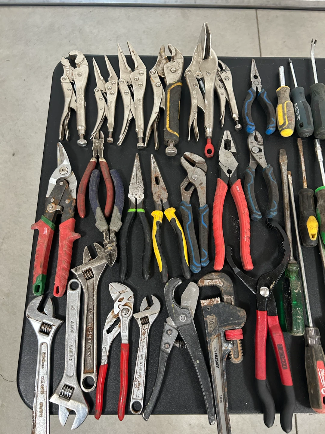 Large Assorted Hand Tool Lot - Milwaukee, DeWalt, Stanley, Husky - photo 2
