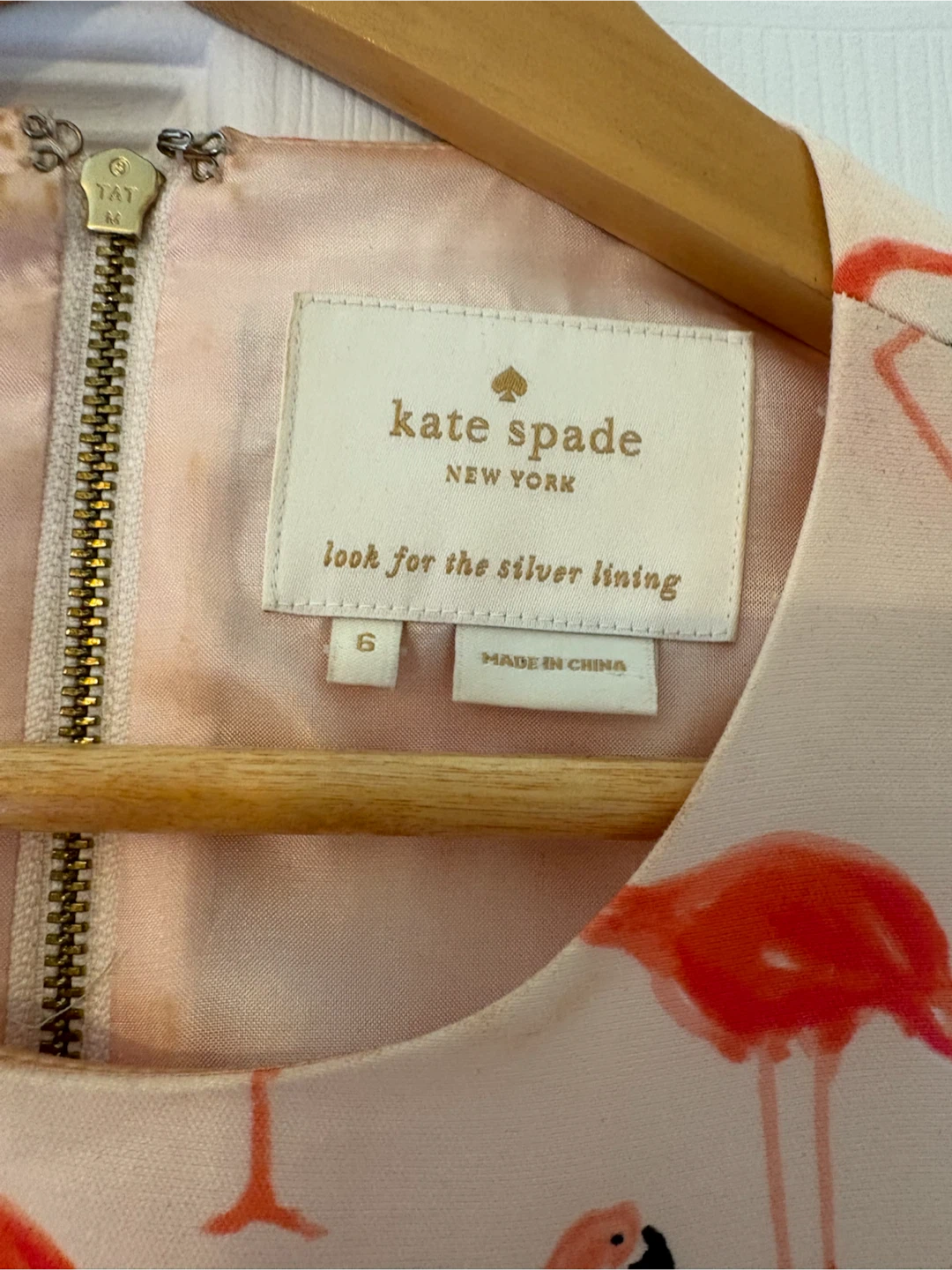 Kate Spade Flamingo Dress Size 6 - photo 2