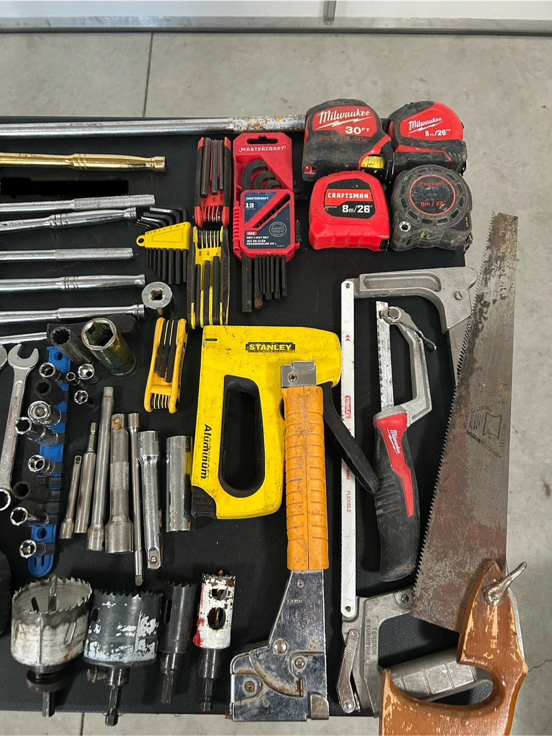 Large Assorted Hand Tool Lot - Milwaukee, DeWalt, Stanley, Husky - photo 5